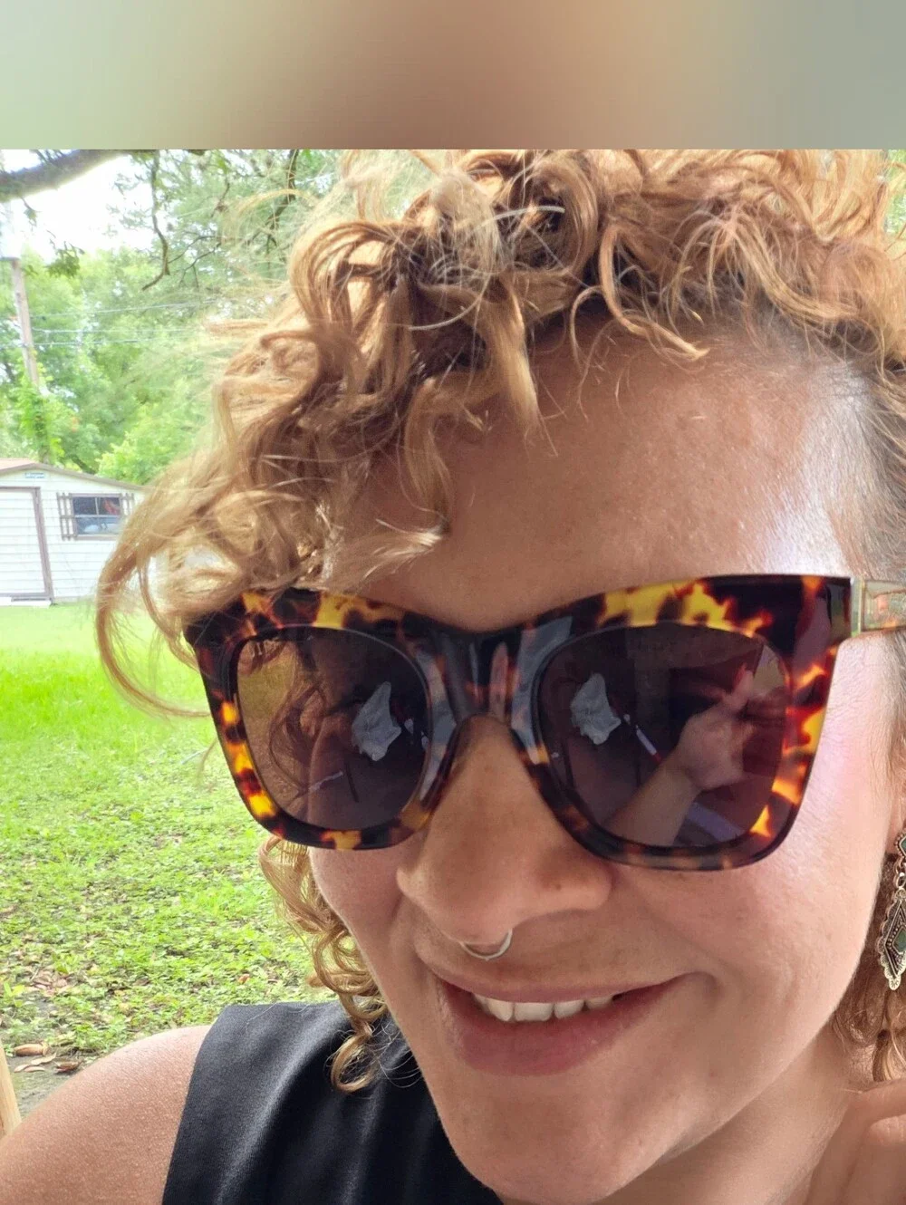 Diff Eyewear Tortoiseshell Sunglasses with Brown Lenses
